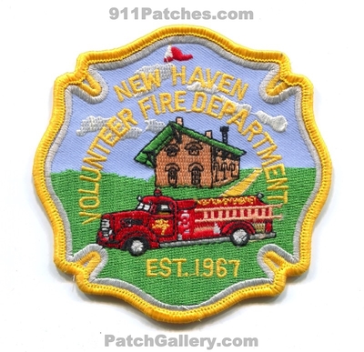 New Haven Volunteer Fire Department Patch (Vermont) (Confirmed)
Scan By: PatchGallery.com
Keywords: vol. dept. est. 1967