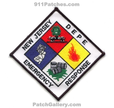 New Jersey Environmental Protection Enforcement Emergency Response Patch (New Jersey)
Scan By: PatchGallery.com
Keywords: fire depe department dept. of hazardous materials hazmat haz-mat