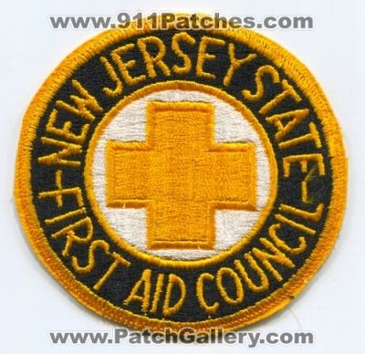 New Jersey State First Aid Council Patch (New Jersey)
Scan By: PatchGallery.com
Keywords: ems