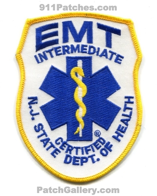 New Jersey State Certified EMT Intermediate EMS Patch (New Jersey)
Scan By: PatchGallery.com
Keywords: department dept. of health doh emergency medical services ambulance