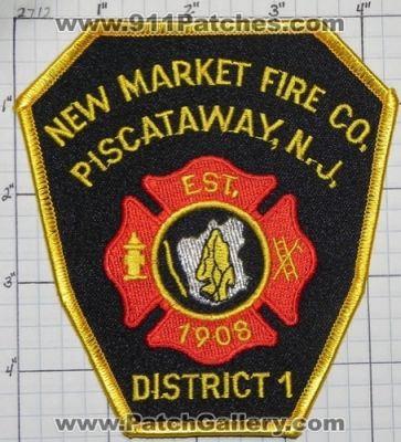 New Market Fire Company District 1 (New Jersey)
Thanks to swmpside for this picture.
Keywords: co. piscataway n.j.