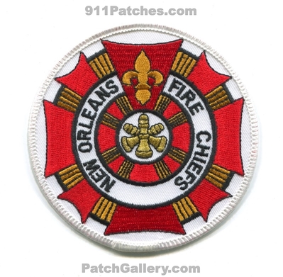 New Orleans Fire Chiefs Patch (Louisiana)
Scan By: PatchGallery.com
