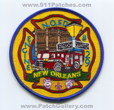 New Orleans Fire Department Engine 29 Patch (Louisiana)
Scan By: PatchGallery.com
Keywords: Dept. NOFD N.O.F.D. Number No. #29 Company Co. Station French Quarter