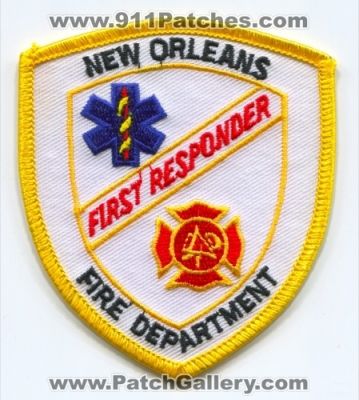 New Orleans Fire Department First Responder (Louisiana)
Scan By: PatchGallery.com
Keywords: dept. nofd n.o.f.d.
