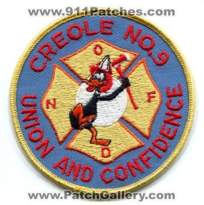 New Orleans Fire Department Engine 9 (Louisiana)
Scan By: PatchGallery.com
Keywords: dept. nofd n.o.f.d. creole no. number #9 union and confidence