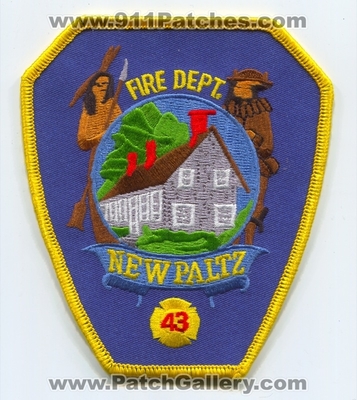 New Paltz Fire Department 43 Patch (New York)
Scan By: PatchGallery.com
Keywords: dept.
