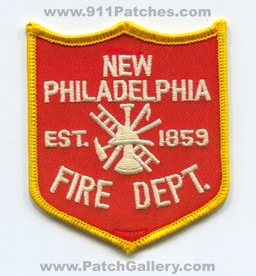 New Philadelphia Fire Department Patch (Ohio)
Scan By: PatchGallery.com
Keywords: dept. est. 1859