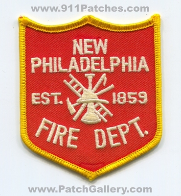 New Philadelphia Fire Department Patch (Ohio)
Scan By: PatchGallery.com
Keywords: dept. est. 1859