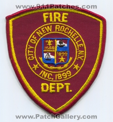 New Rochelle Fire Department Patch (New York)
Scan By: PatchGallery.com
Keywords: city of dept. n.y.
