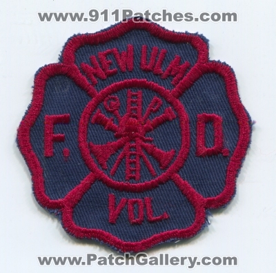 New Ulm Volunteer Fire Department Patch (Minnesota)
Scan By: PatchGallery.com
Keywords: vol. dept.