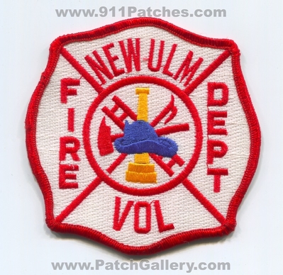 New Ulm Volunteer Fire Department Patch (Minnesota)
Scan By: PatchGallery.com
Keywords: vol. dept.