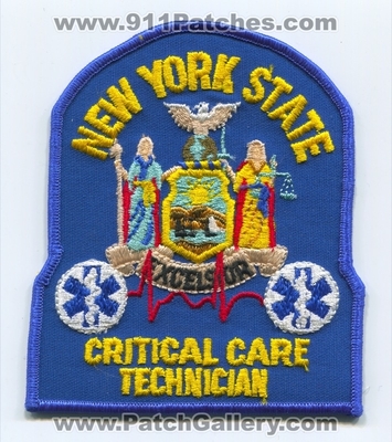 New York State Critical Care Technician CCT EMS Patch (New York)
Scan By: PatchGallery.com
Keywords: certified c.c.t. ambulance