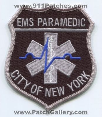 New York City Fire Department FDNY EMS Paramedic Patch (New York)
Scan By: PatchGallery.com
Keywords: of dept. f.d.n.y.