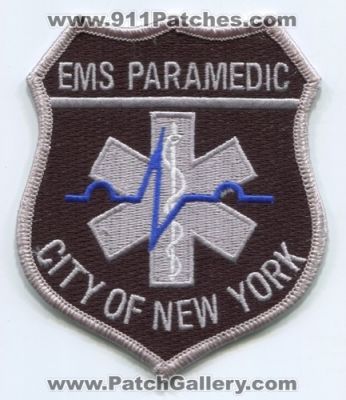 New York City Fire Department FDNY EMS Paramedic Patch (New York)
Scan By: PatchGallery.com
Keywords: of dept. f.d.n.y.