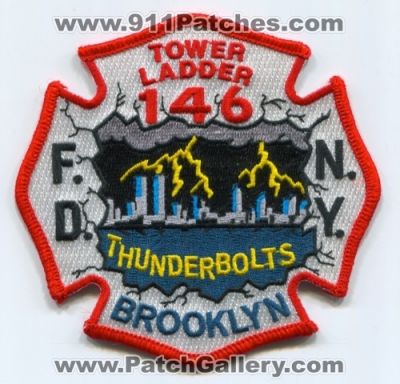 New York City Fire Department FDNY Tower Ladder 146 (New York)
Scan By: PatchGallery.com
Keywords: of dept. f.d.n.y. company station thunderbolts brooklyn