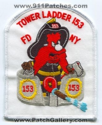 New York City Fire Department FDNY Tower Ladder 153 (New York)
Scan By: PatchGallery.com
Keywords: of dept. f.d.n.y. company station