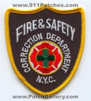 New York City Corrections Department FIre and Safety (New York)
Scan By: PatchGallery.com
Keywords: n.y.c. nyc doc dept. &