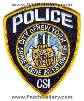 New York Police Department Crime Scene Investigator (New York)
Scan By: PatchGallery.com
Keywords: nypd city of csi