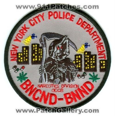 New York Police Department Narcotics Division (New York)
Scan By: PatchGallery.com
Keywords: nypd city of bncnd-bnnd