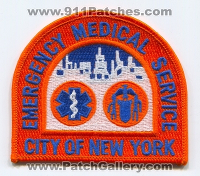 New York City Emergency Medical Services EMS Patch (New York)
Scan By: PatchGallery.com
Keywords: of e.m.s. ambulance
