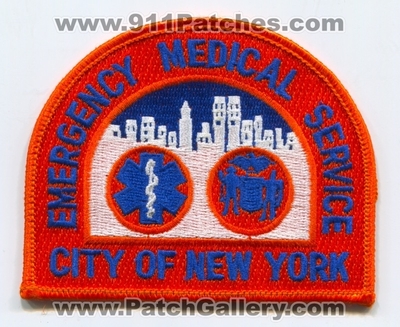 New York City Emergency Medical Services EMS Patch (New York)
Scan By: PatchGallery.com
Keywords: City of NYC E.M.S. Ambulance EMT E.M.T. Technician Paramedic