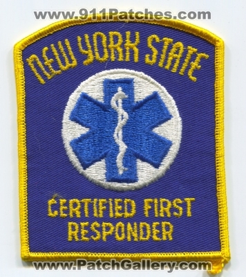 New York State Certified First Responder Patch (New York)
Scan By: PatchGallery.com
Keywords: ems