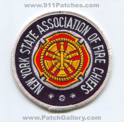 New York State Association of Fire Chiefs Patch (New York)
Scan By: PatchGallery.com
Keywords: assn. department dept.