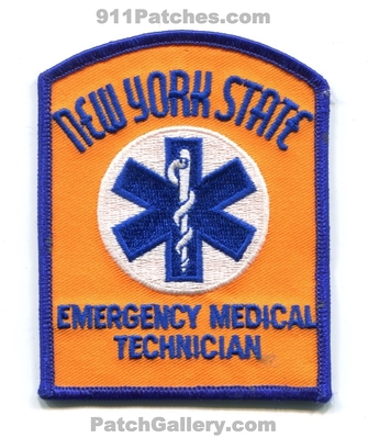 New York State Emergency Medical Technician EMT EMS Patch (New York)
Scan By: PatchGallery.com
Keywords: services ambulance