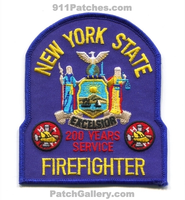 New York State Firefighter 200 Years of Service Patch (New York)
Scan By: PatchGallery.com
Keywords: fire department dept.