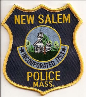 New Salem Police
Thanks to EmblemAndPatchSales.com for this scan.
Keywords: massachusetts