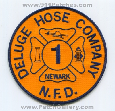 Newark Fire Department Deluge Hose Company 1 Patch (UNKNOWN STATE)
Scan By: PatchGallery.com
Keywords: dept. nfd n.f.d. co. number no. #1