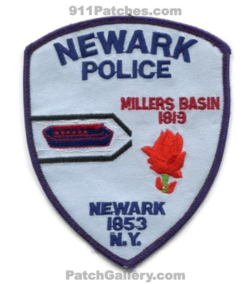 Newark Police Department Patch (New York)
Scan By: PatchGallery.com
Keywords: dept. millers basin 1819 1853 n.y.