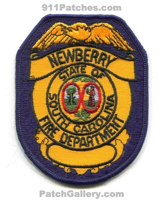 Newberry Fire Department Patch (South Carolina)
Scan By: PatchGallery.com
Keywords: dept.