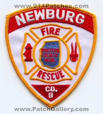 Newburg Fire Rescue Department Company 8 Patch (West Virginia)
Scan By: PatchGallery.com
Keywords: dept. co. number no. #8 preston county w.va.