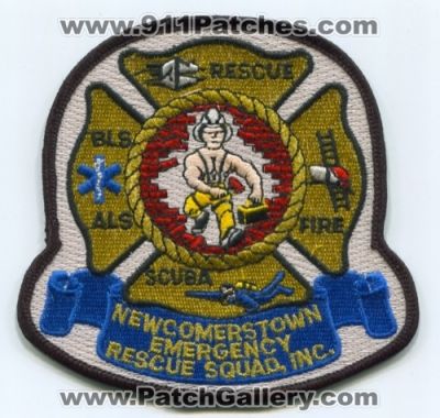 Newcomerstown Emergency Rescue Squad Inc (Ohio)
Scan By: PatchGallery.com
Keywords: fire department dept. inc. als bls ems scuba diver