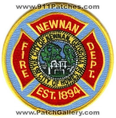 Newnan Fire Department Patch (Georgia)
[b]Scan From: Our Collection[/b]
Keywords: city of