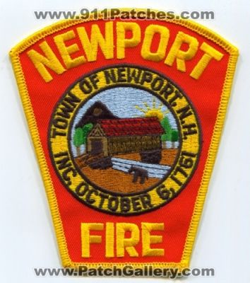 Newport Fire Department (Massachusetts)
Scan By: PatchGallery.com
Keywords: dept. town of n.h.