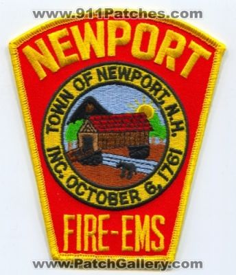 Newport Fire Department (New Hampshire)
Scan By: PatchGallery.com
Keywords: dept. ems town of n.h.