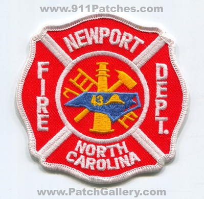 Newport Fire Department 43 Patch (North Carolina)
Scan By: PatchGallery.com
Keywords: dept.