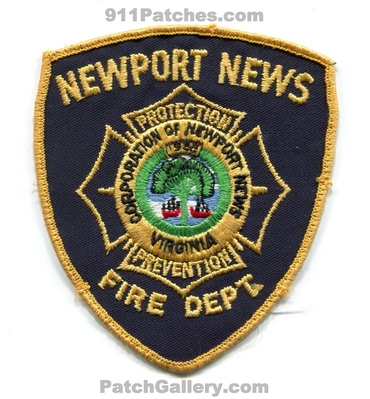 Newport News Fire Department Patch (Virginia)
Scan By: PatchGallery.com
Keywords: corporation of dept. protection prevention 1958