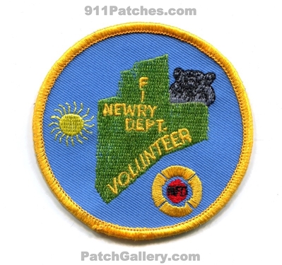 Newry Volunteer Fire Department Patch (Maine)
Scan By: PatchGallery.com
Keywords: vol. dept.