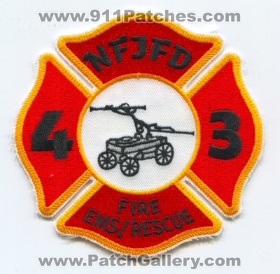 Newton Falls Joint Fire District NFJFD Station 43 Patch (Ohio)
Scan By: PatchGallery.com
Keywords: n.f.j.f.d. dist. company co. ems rescue department dept.