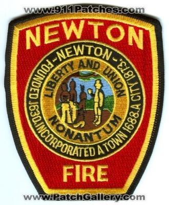 Newton Fire Department Patch (Massachusetts)
Scan By: PatchGallery.com
Keywords: dept.