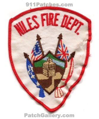 Niles Fire Department Patch (Michigan)
Scan By: PatchGallery.com
Keywords: dept.