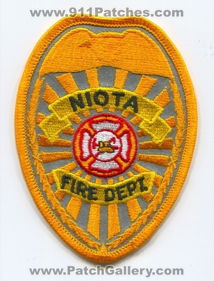 Niota Fire Department Dallas Rural Fire District Patch (Illinois)
Scan By: PatchGallery.com
Keywords: dept. dist.