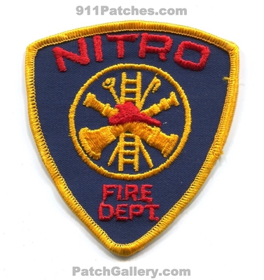 Nitro Fire Department Patch (West Virginia)
Scan By: PatchGallery.com
Keywords: dept.