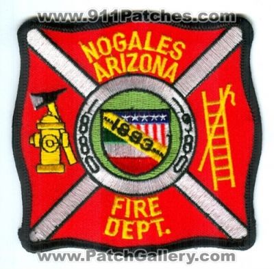 Nogales Fire Department (Arizona)
Scan By: PatchGallery.com
Keywords: dept.