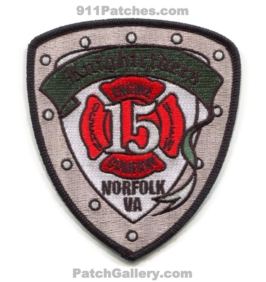 Norfolk Fire Rescue Department Engine 15 Patch (Virginia)
Scan By: PatchGallery.com
Keywords: dept. company co. station ocean view knightriders