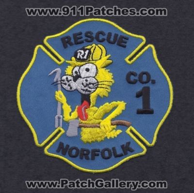 Norfolk Fire Department Rescue Company 1 (Virginia)
Thanks to Paul Howard for this scan.
Keywords: dept. co.