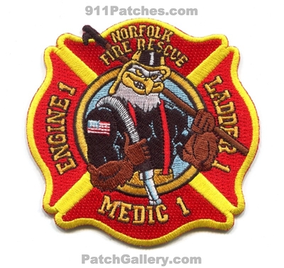 Norfolk Fire Rescue Department Station 1 Patch (Virginia)
Scan By: PatchGallery.com
Keywords: dept. rescue engine ladder truck medic ambulance company co.